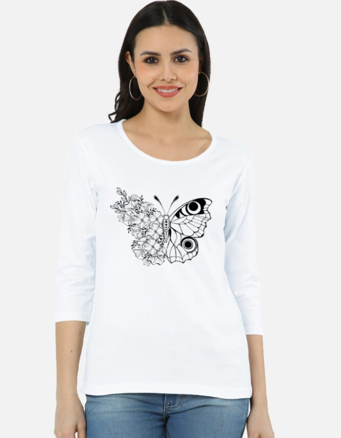 Floral Fly Women's Long Sleeve Tee - Image 2