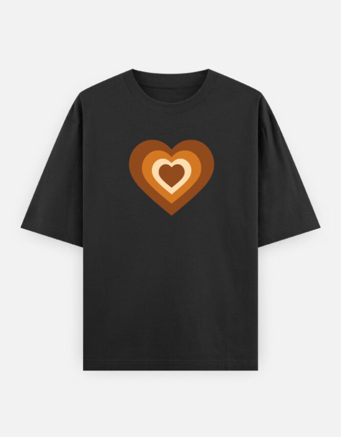 Hearts Oversized Classic T-Shirt - Image 4