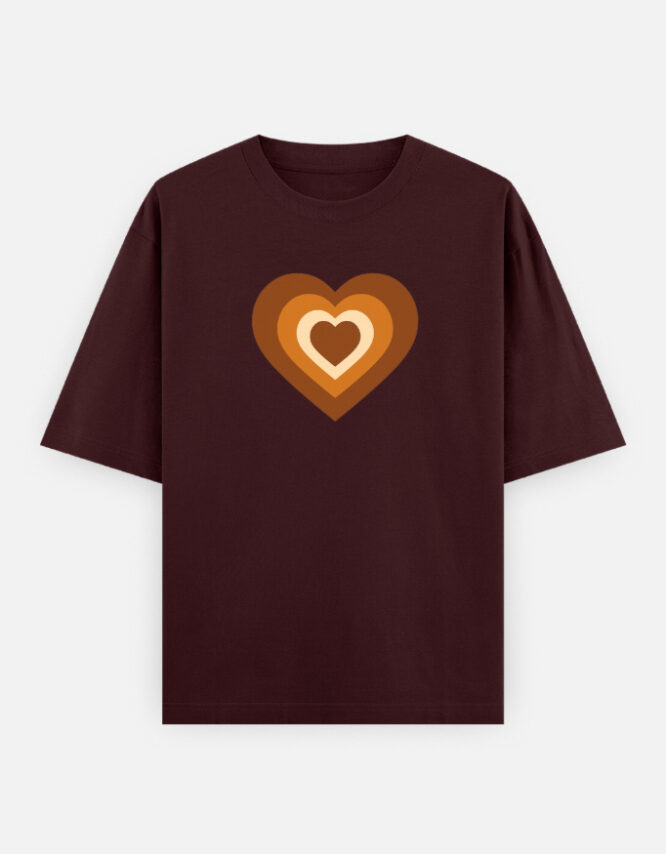 Hearts Oversized Classic T-Shirt - Image 7
