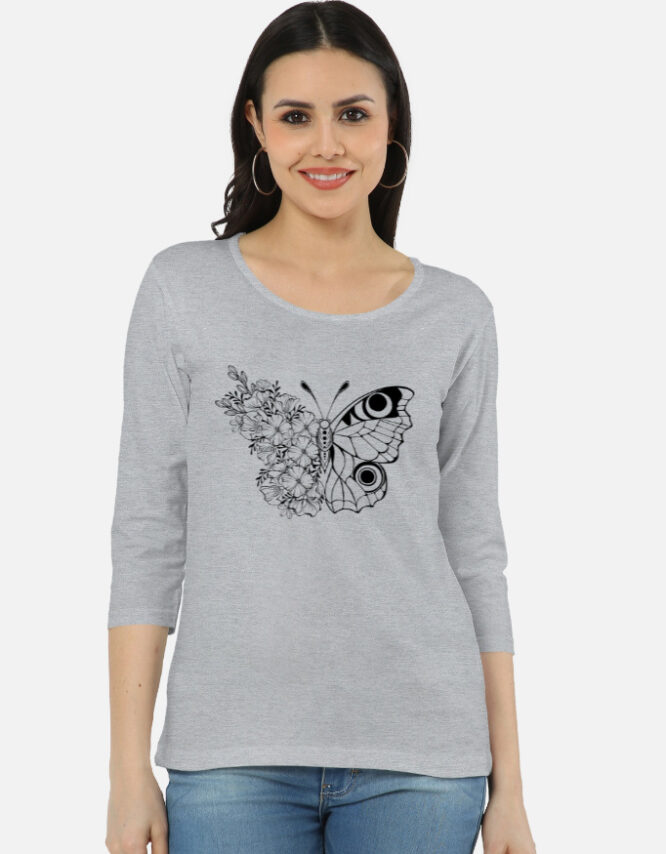 Floral Fly Women's Long Sleeve Tee - Image 3