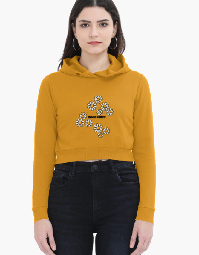 Vibe Cropped Hoodie - Image 3