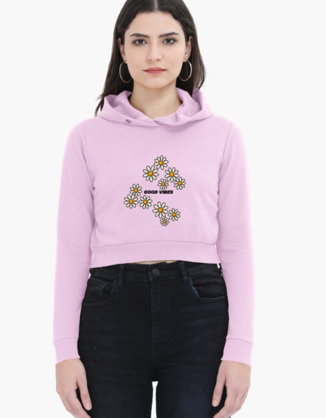 Vibe Cropped Hoodie - Image 2