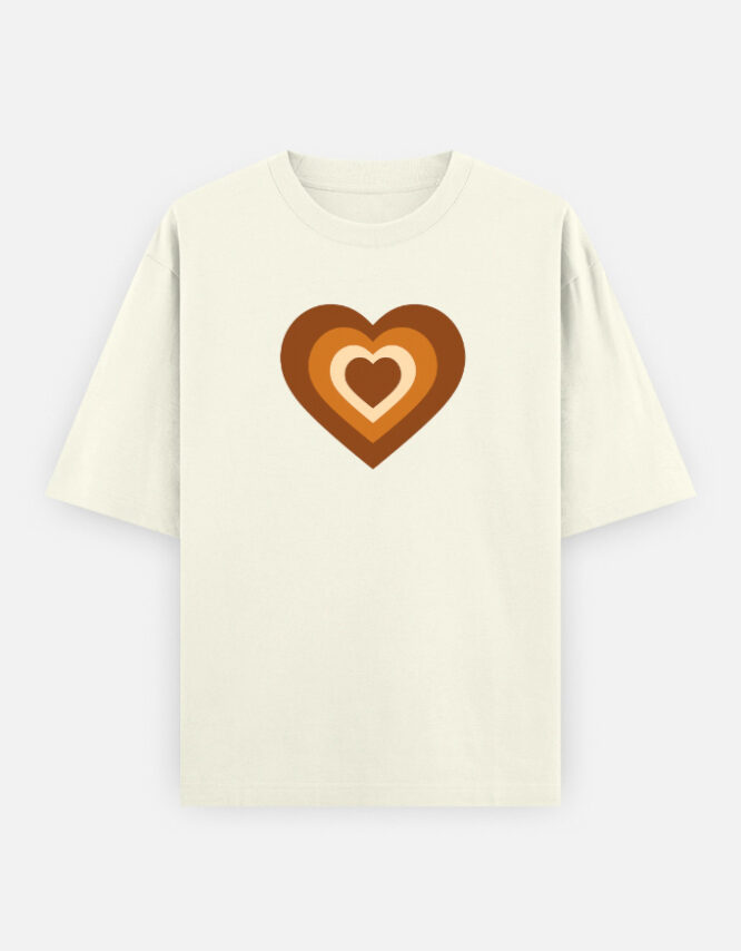 Hearts Oversized Classic T-Shirt - Image 2