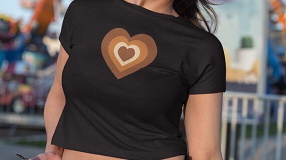 Hearts Crop Top