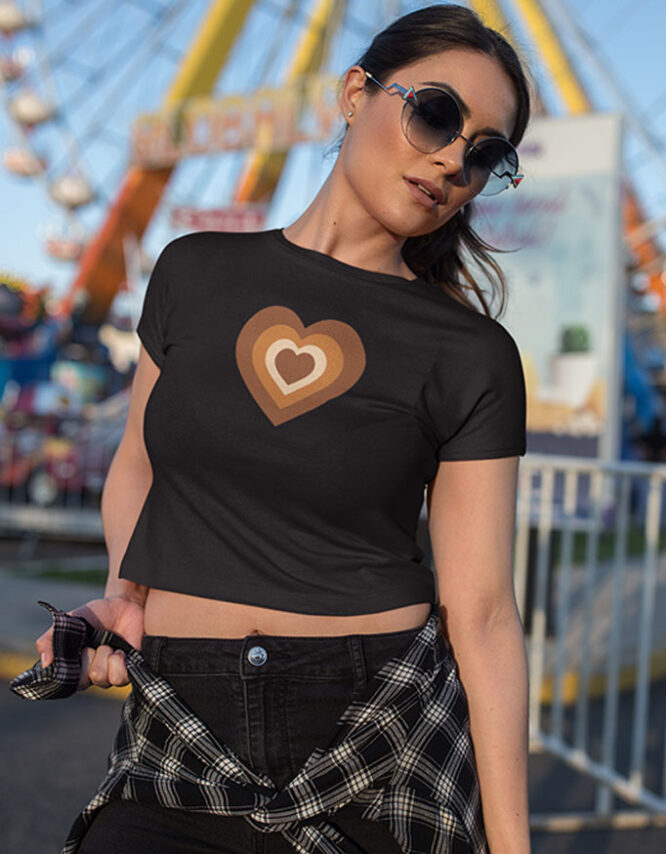 Hearts Crop Top
