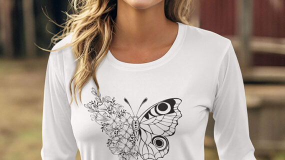 Floral Fly Women's Long Sleeve Tee