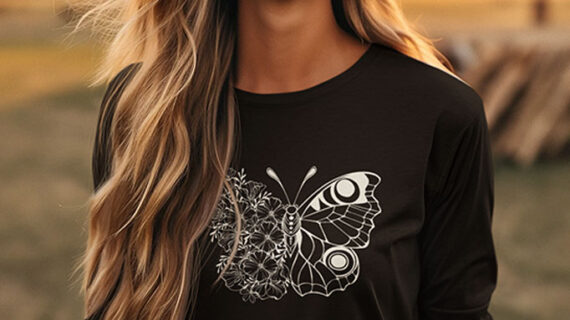 FloralFly Women's Long Sleeve Tee