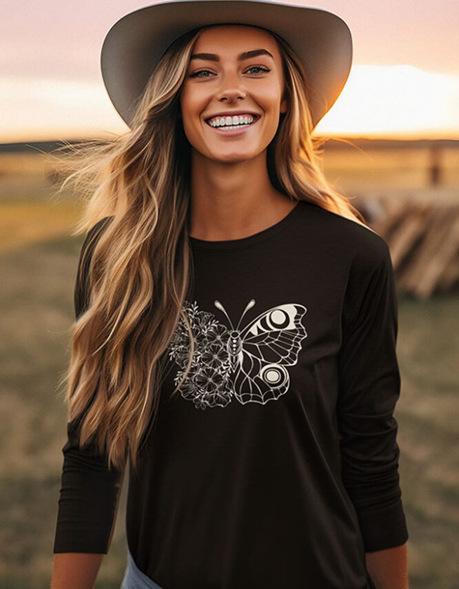FloralFly Women's Long Sleeve Tee