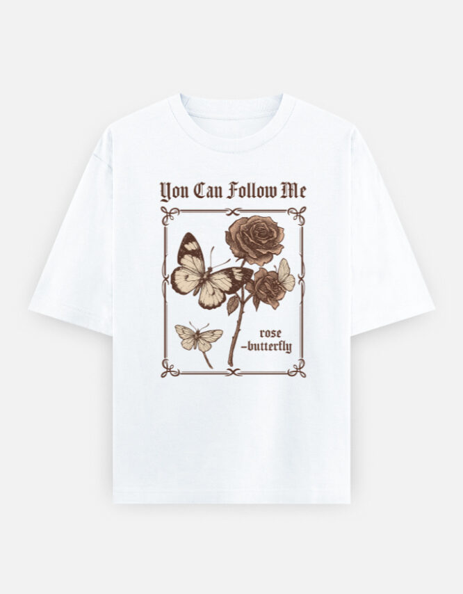 follow me - Oversized Classic T-Shirt - Image 3