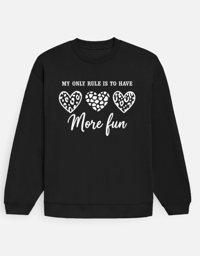 More Fun - Oversized Sweatshirt - Image 3