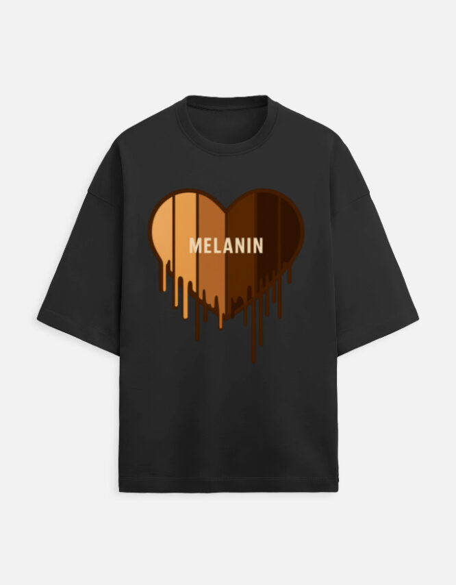 Melanin - Terry Oversized Tee - Image 2