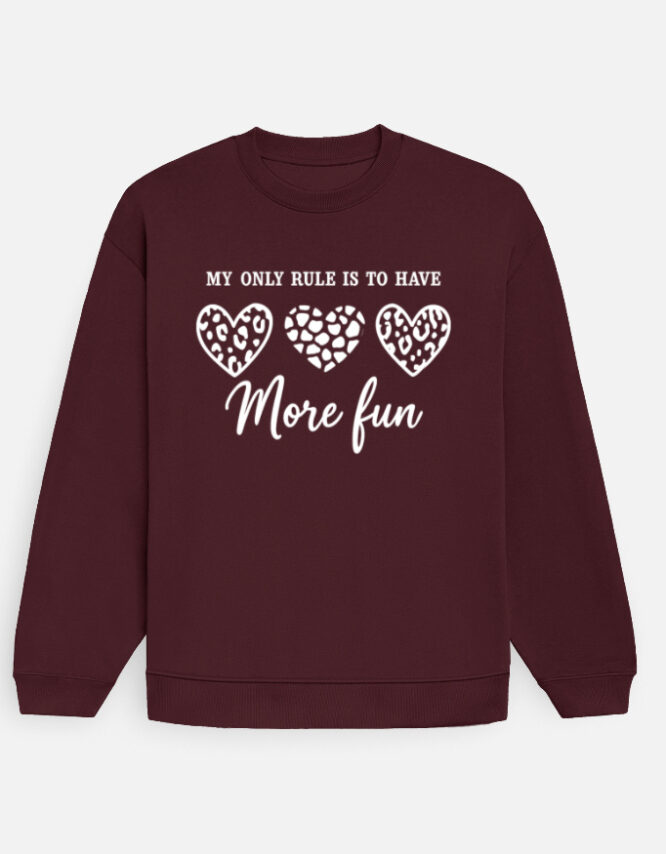 More Fun - Oversized Sweatshirt - Image 5