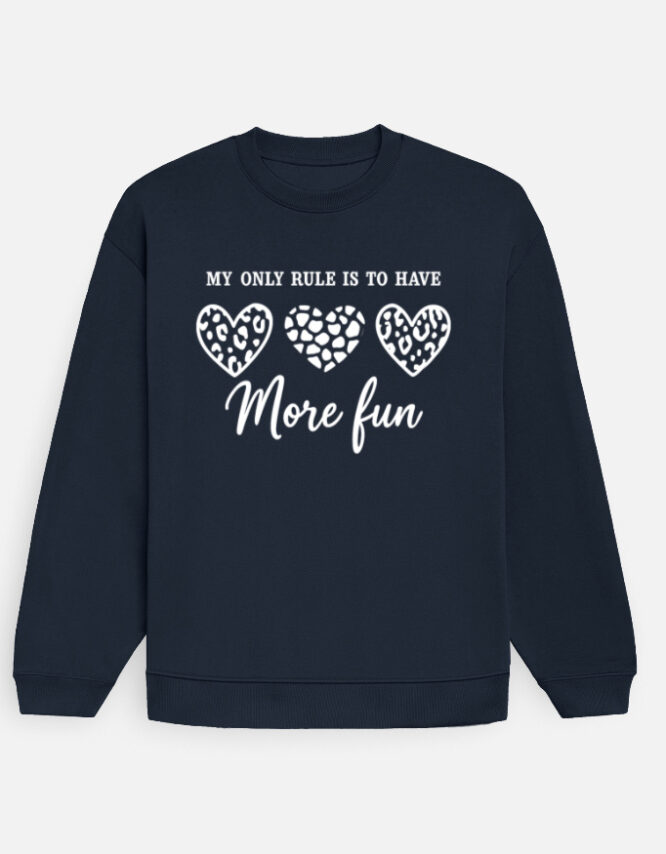 More Fun - Oversized Sweatshirt - Image 4