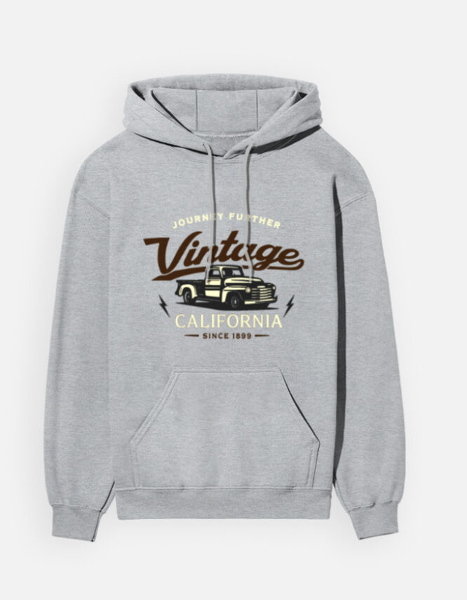 Vintage -  Unisex Hoodie - Image 3