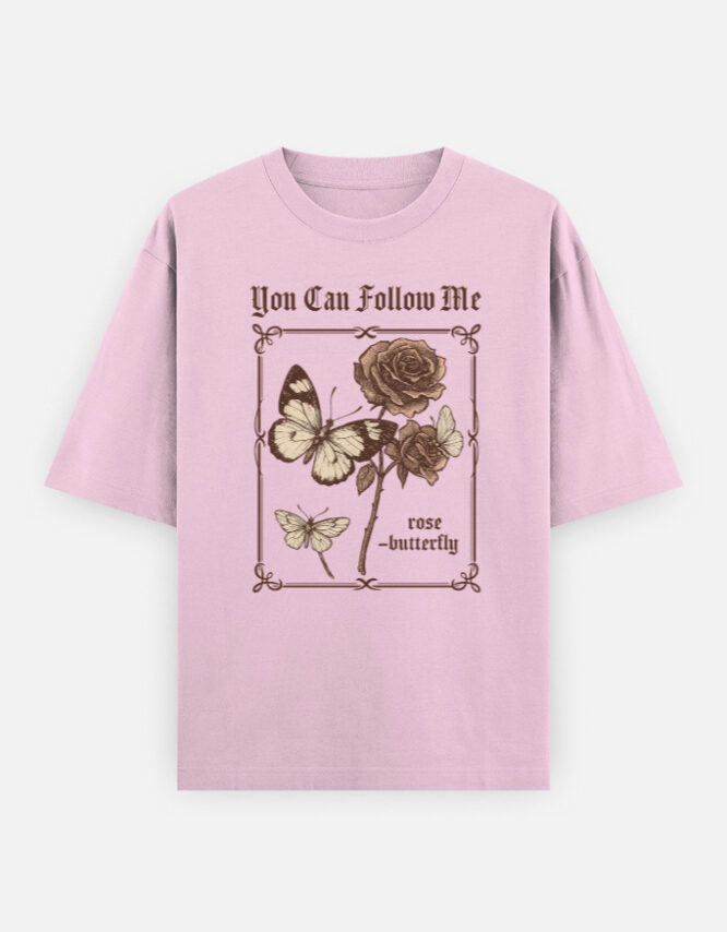 follow me - Oversized Classic T-Shirt - Image 2