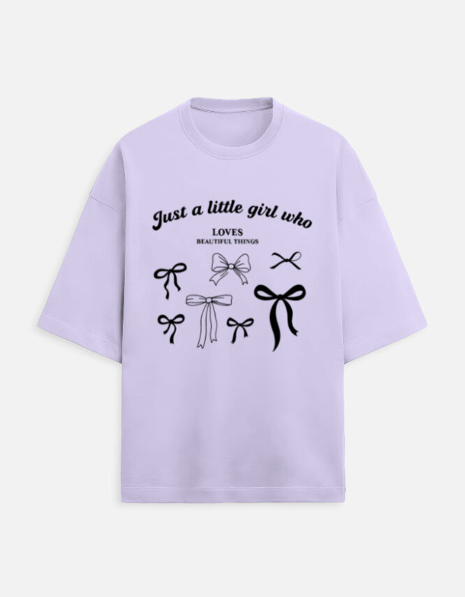 Little Girl - Terry Oversized Tee - Image 3