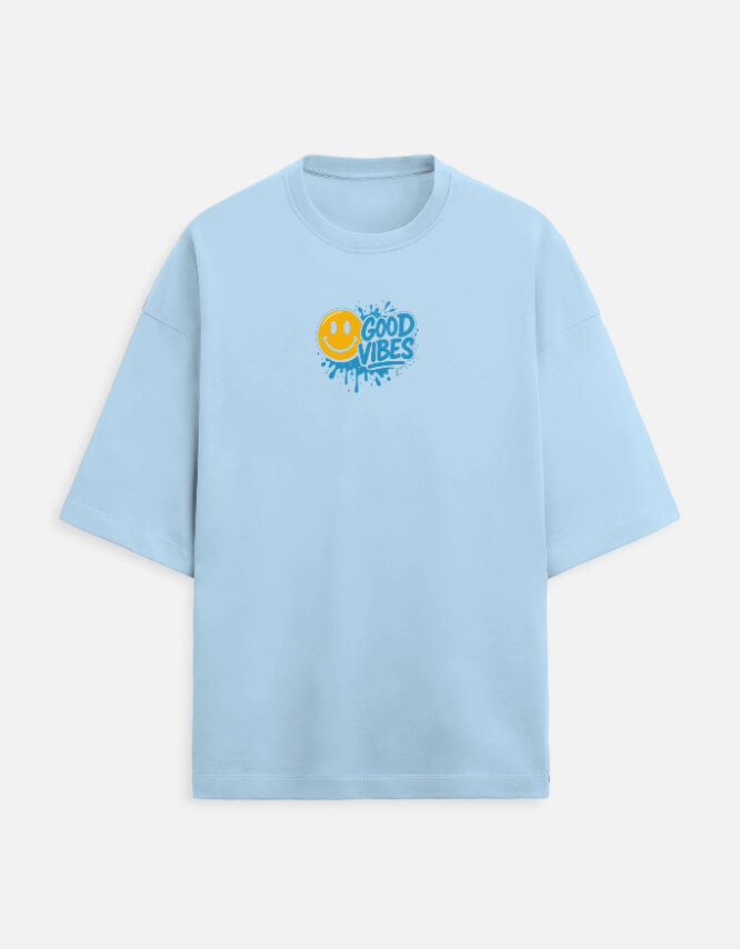 Good Vibes -  Terry Oversized Tee - Image 10