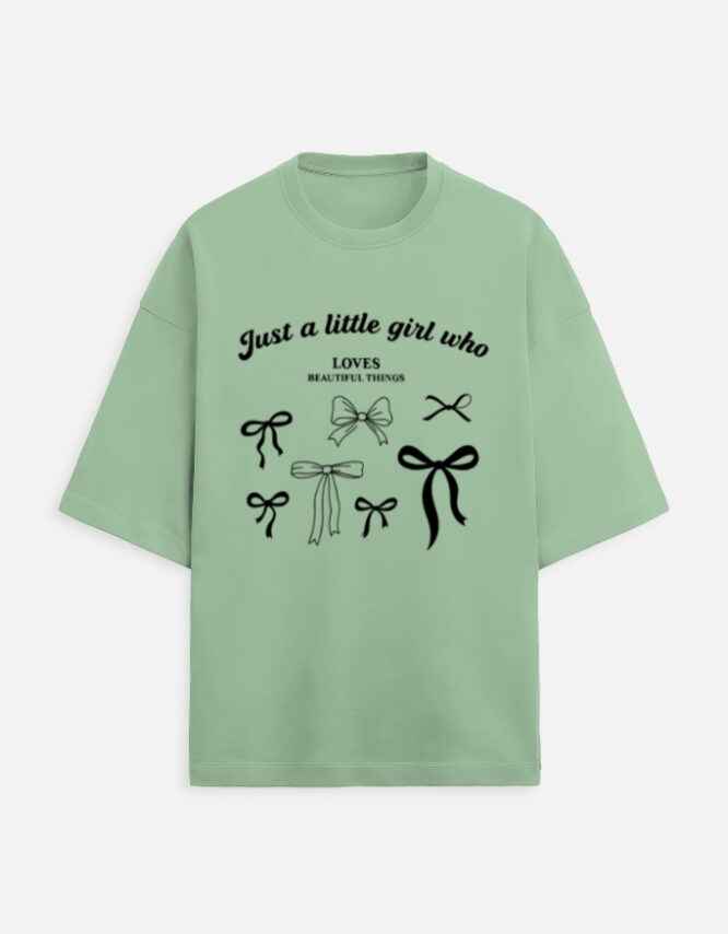 Little Girl - Terry Oversized Tee - Image 6
