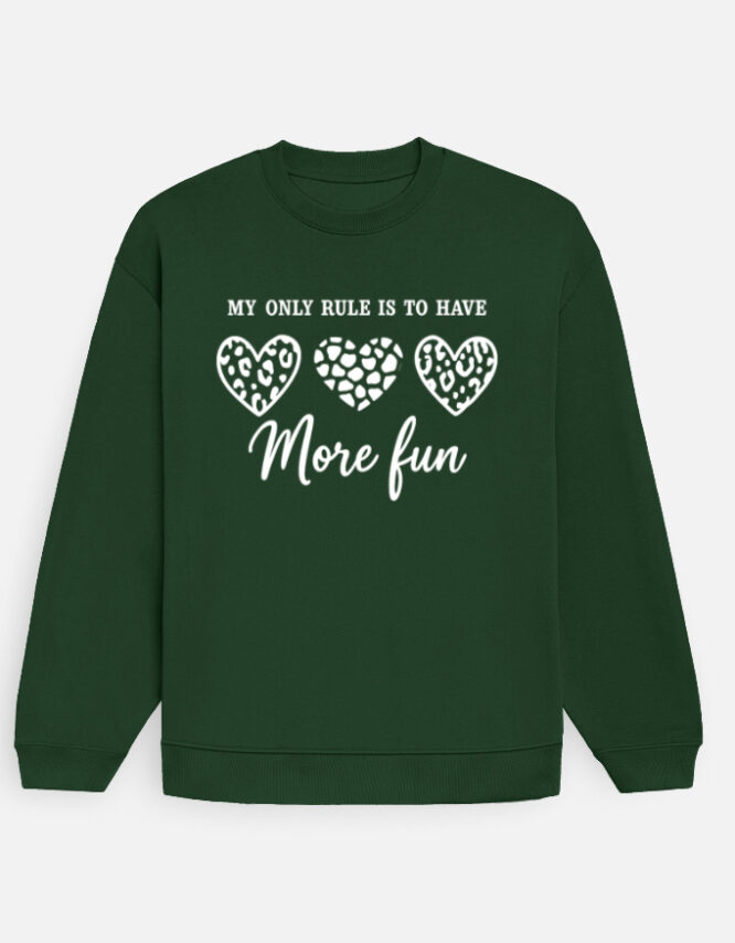 More Fun - Oversized Sweatshirt - Image 2