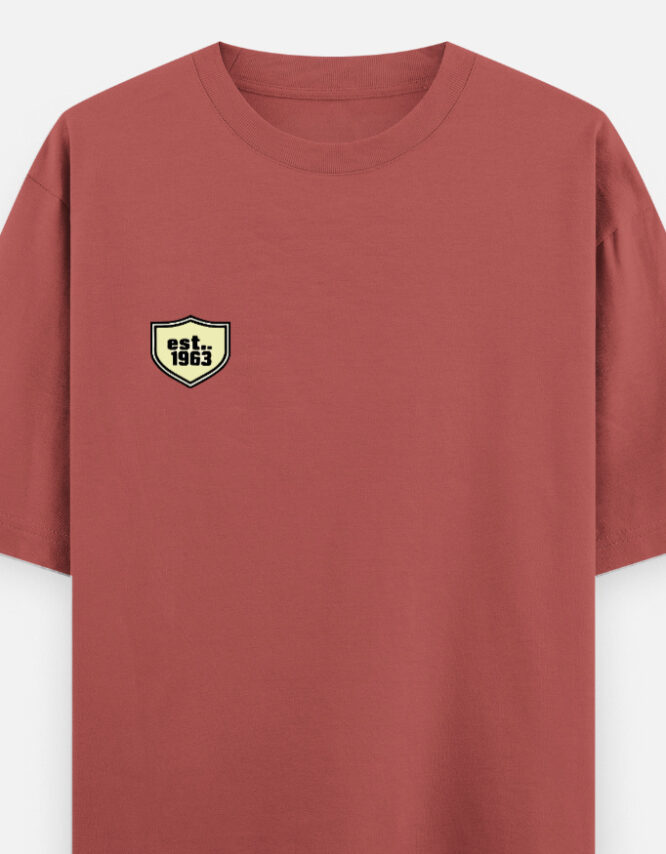 Est 1963 -   Oversized Classic T-Shirt - Image 3