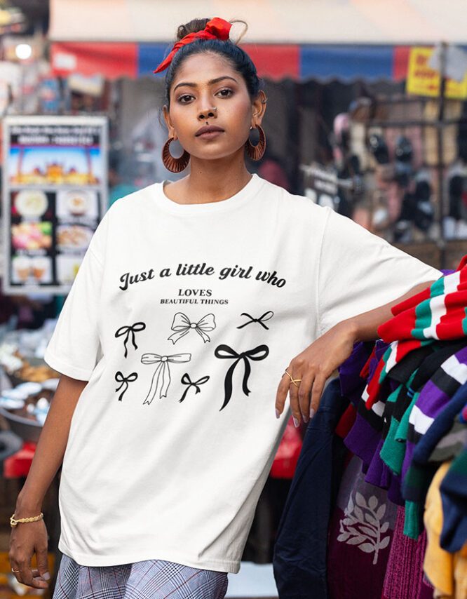 Little Girl - Terry Oversized Tee