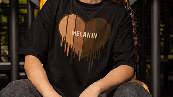 Melanin - Terry Oversized Tee