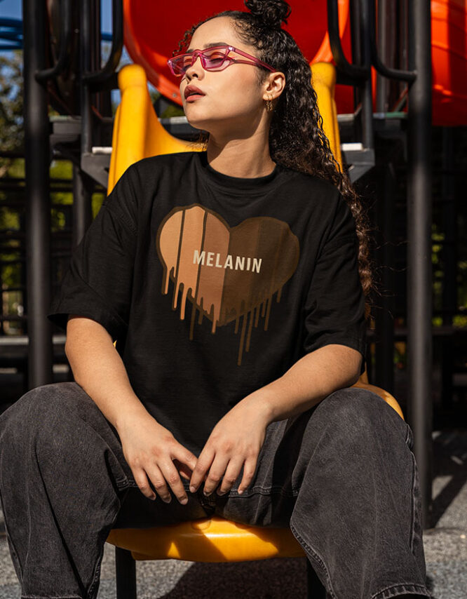 Melanin - Terry Oversized Tee
