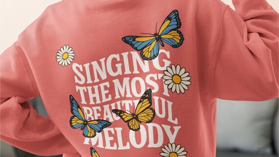 Melody back print - Hoodie